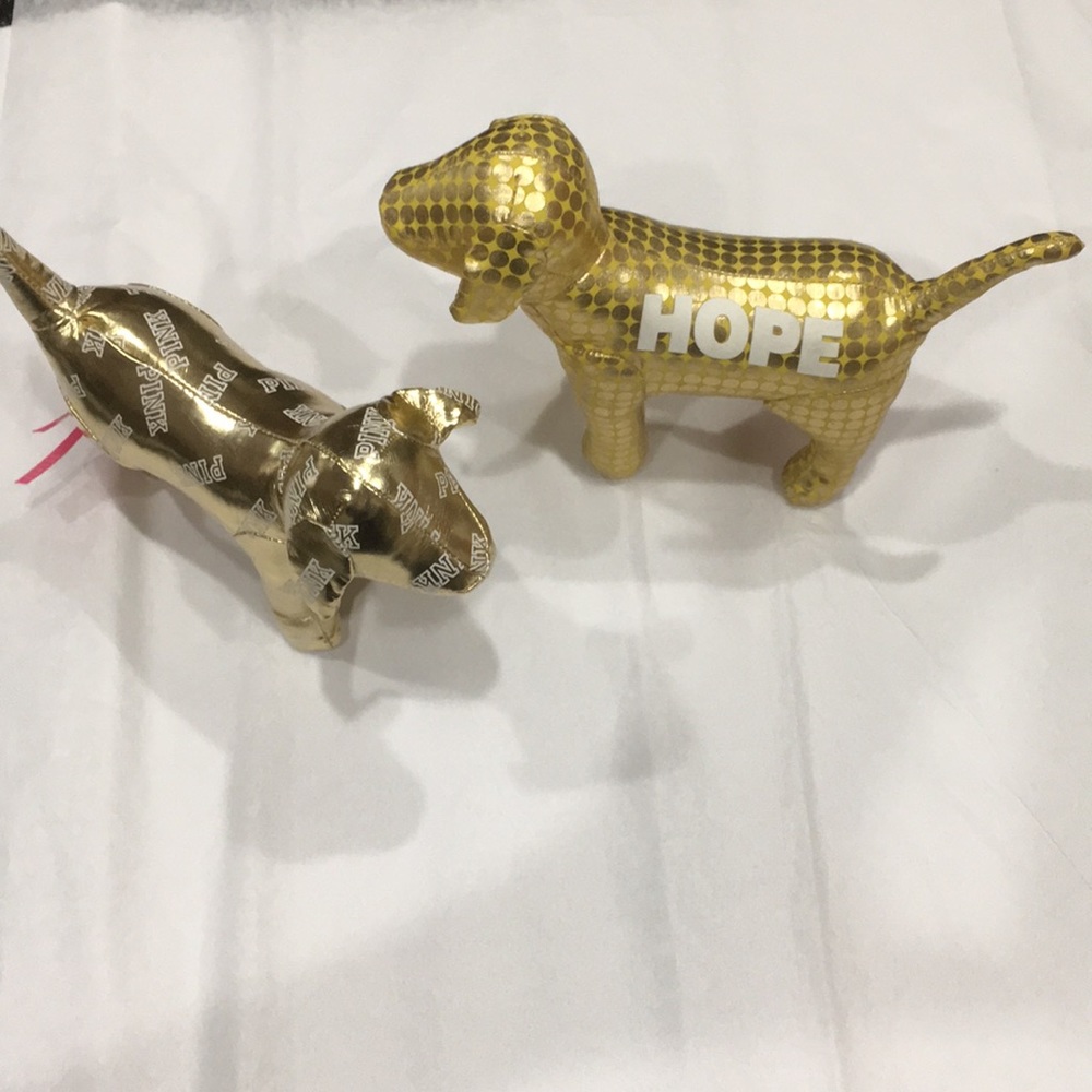 2 Pink  Victoria’s Secret dogs